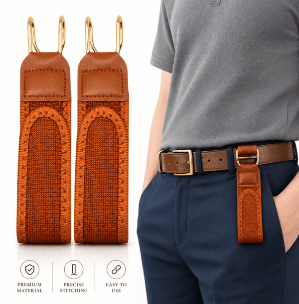 Premium Automatic No-Hole Belt - 2 Pcs