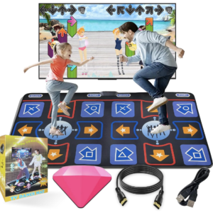 Wireless Dance Mat for Kids & Adults Plug and Play TV Dance Game Fitness Pad