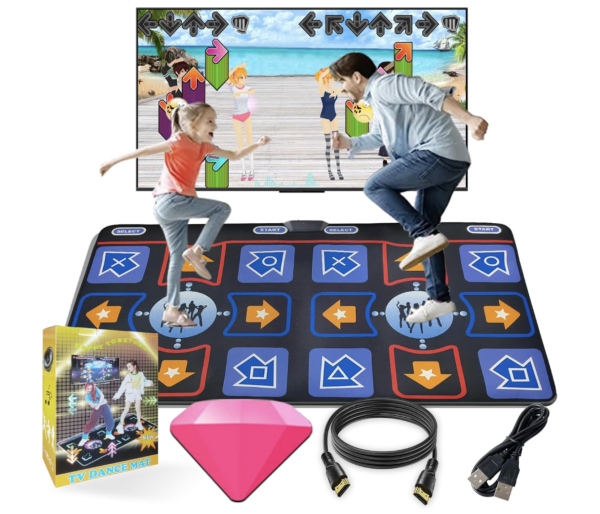 Wireless Dance Mat for Kids & Adults Plug and Play TV Dance Game Fitness Pad