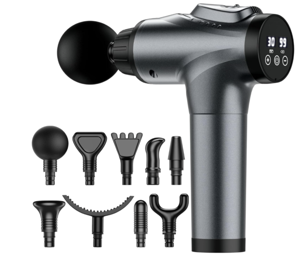APHERMA Massage Gun Deep Tissue Muscle Massager with 30 Speeds & 9 Heads