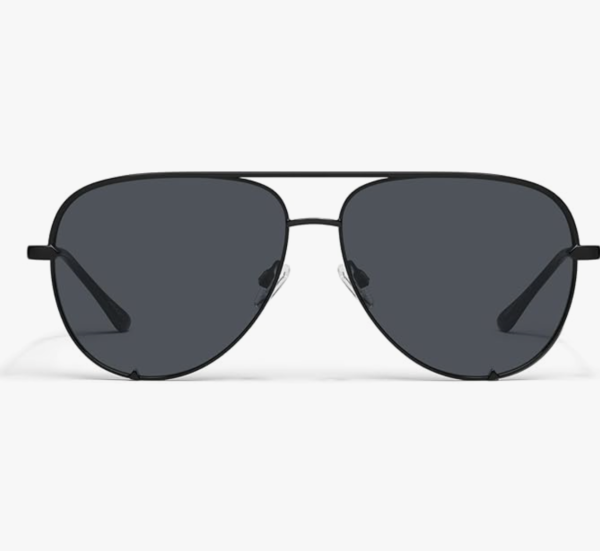 QUAY High Key Polarized Aviator Sunglasses Oversized UV Protection Unisex
