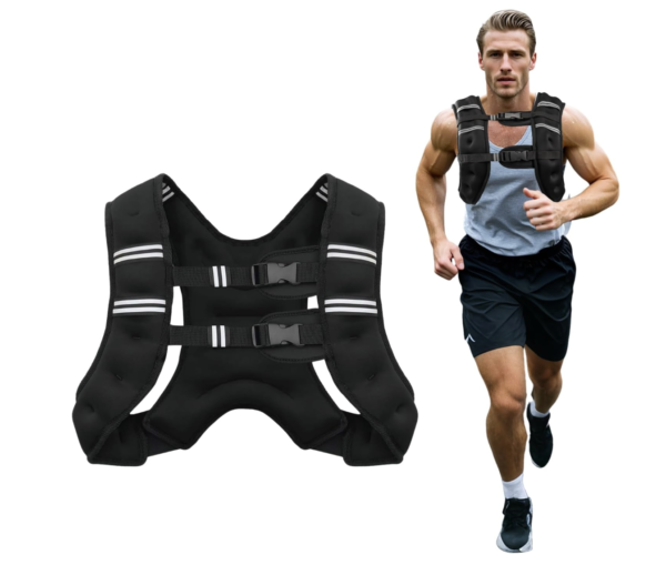 Poudee Adjustable Weight Vest for Strength Training Running Workout